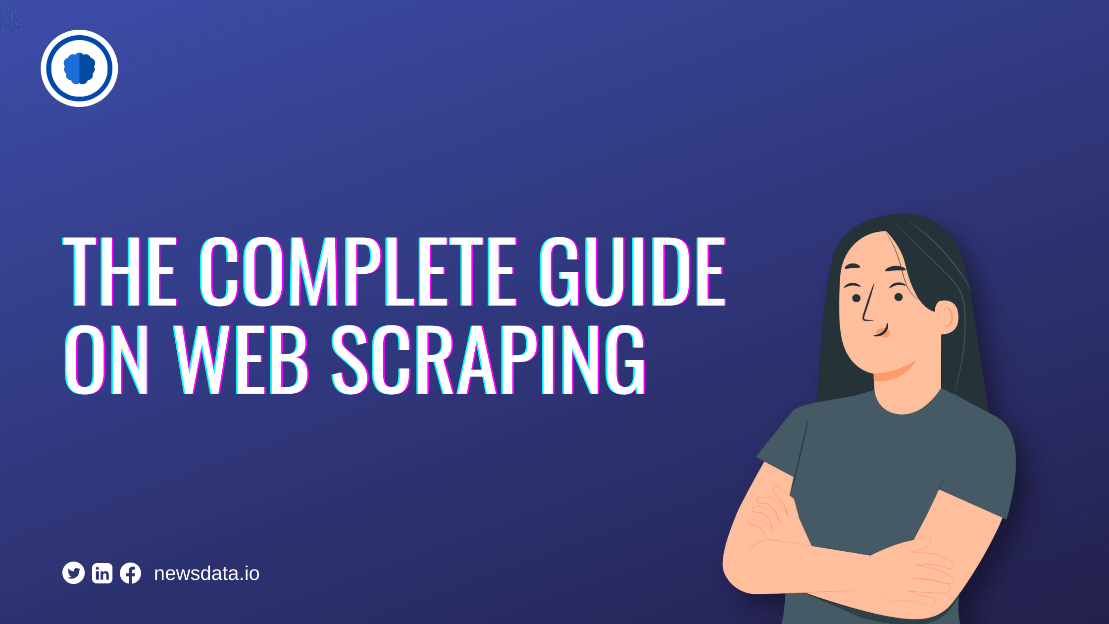 Web scraping is a method of extracting structured web data in a spreadsheet or a database from an unstructured data of html format.